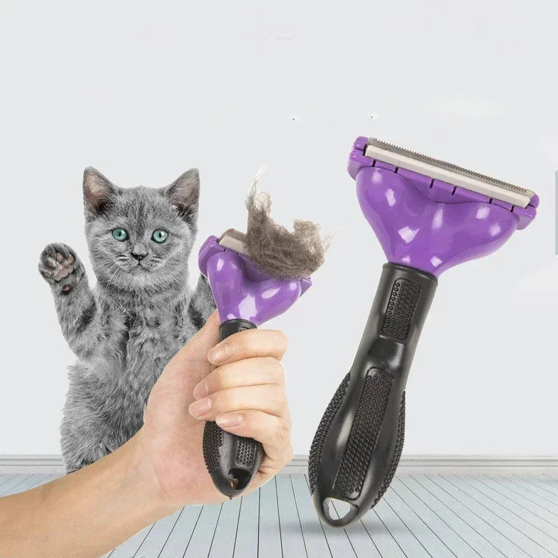 Premium Fellpflegebürste für Hunde & Katzen – entfernt lose Haare effektiv
